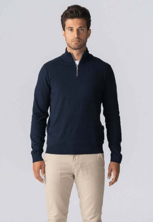 HALF ZIP - Sweatjakke - navy