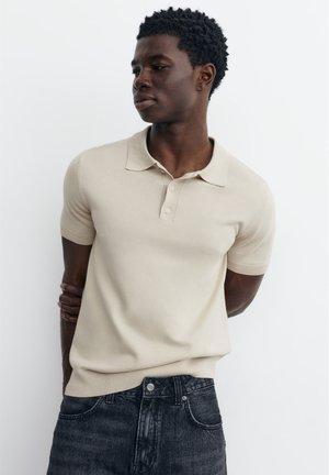 PULL&BEAR, SHORT SLEEVE - Polo - sand