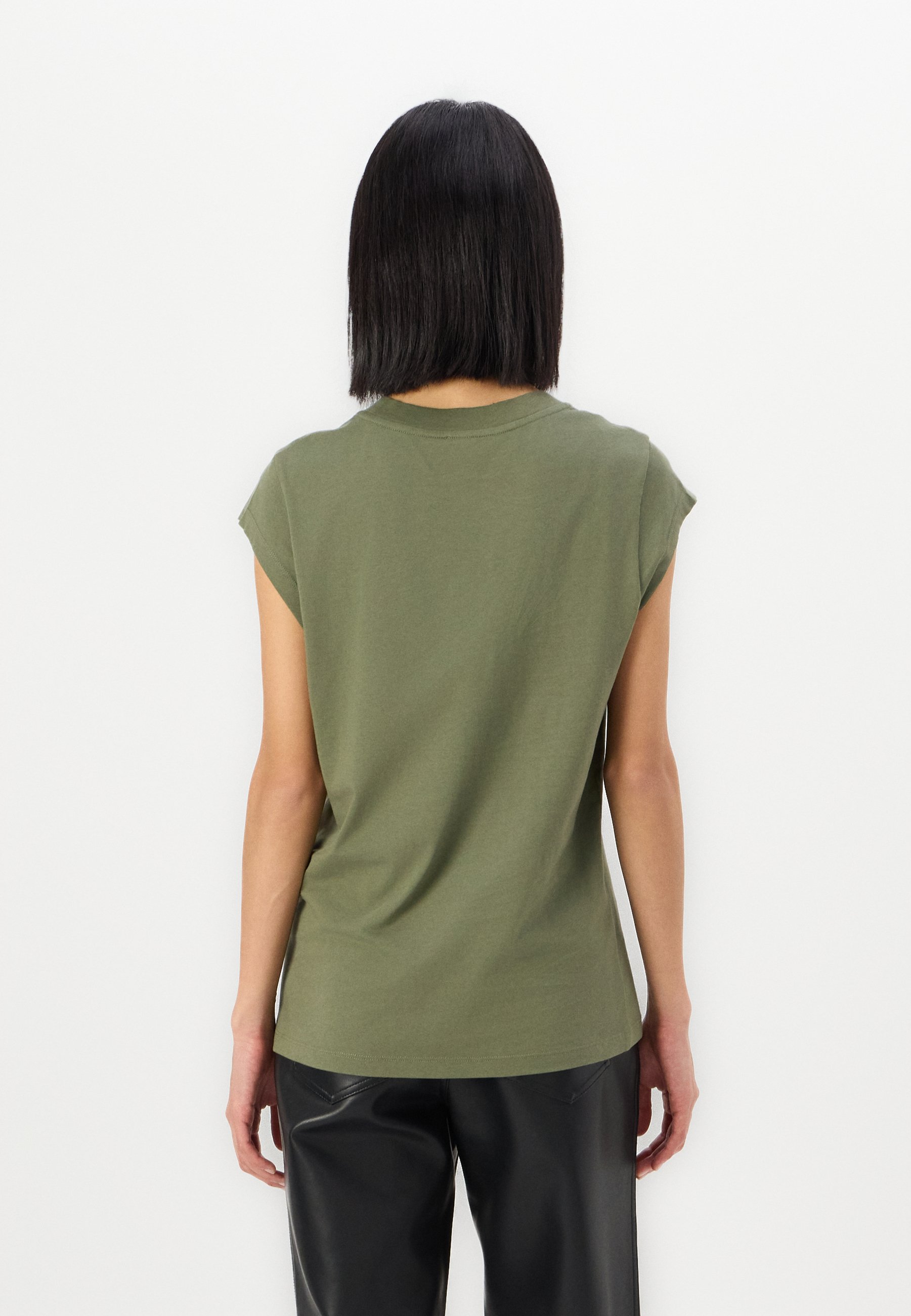 売れ筋商品|||ピンコ Tシャツ レディース トップス MARRAKECH MYLAR LOVER - Print T-shirt - green Pinko MARRAKECH MYLAR LOVER - T-shirt con stampa - green