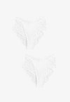 HIGH RISE LEG FIT - COMFORT 2 PACK - Slip - white