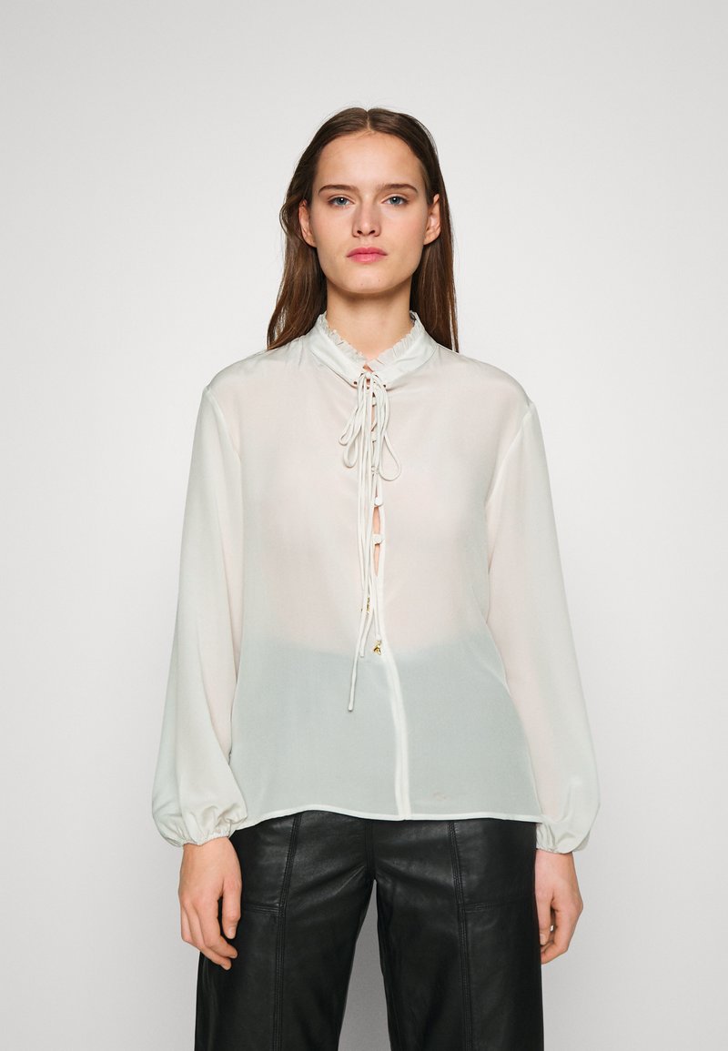 Patrizia Pepe CAMICIA SHIRT Blůza white vinegar/bílá Zalando.cz