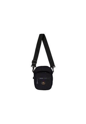 LABEL MESSENGER BAG UNISEX - Τσάντα χιαστί - black