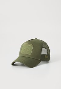 TONAL PATCH TRUCKER UNISEX - Naģene - khaki