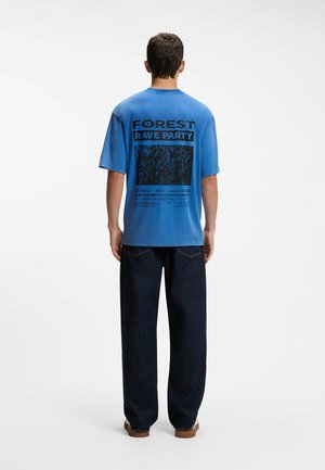 HUGO, HUGO NEDLI - T-shirts print - open blue thirtythree