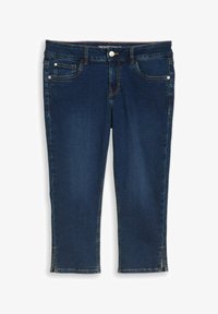 Sélectionné, used dark stone blue denim