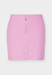 LOUISE ZIP SKIRT - Minisukně - pastel lavender