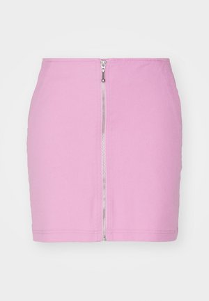 LOUISE ZIP SKIRT - Miniskjørt - pastel lavender