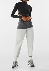 Bershka Blus - black