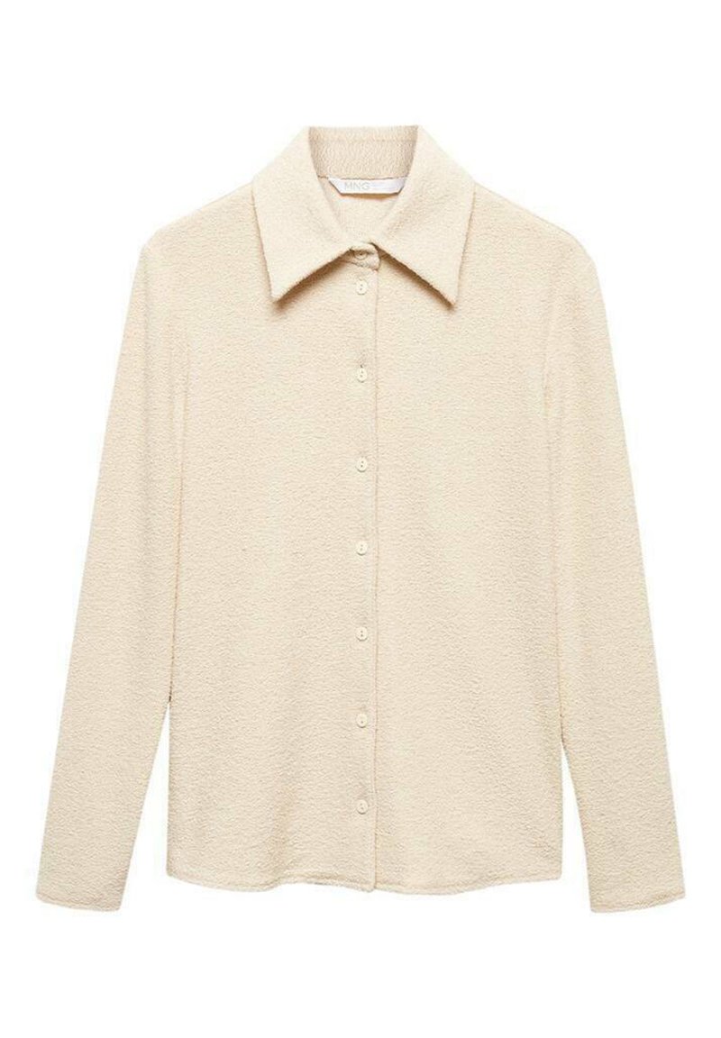 Mango Overhemdblouse crème Mango Overhemdblouse crème