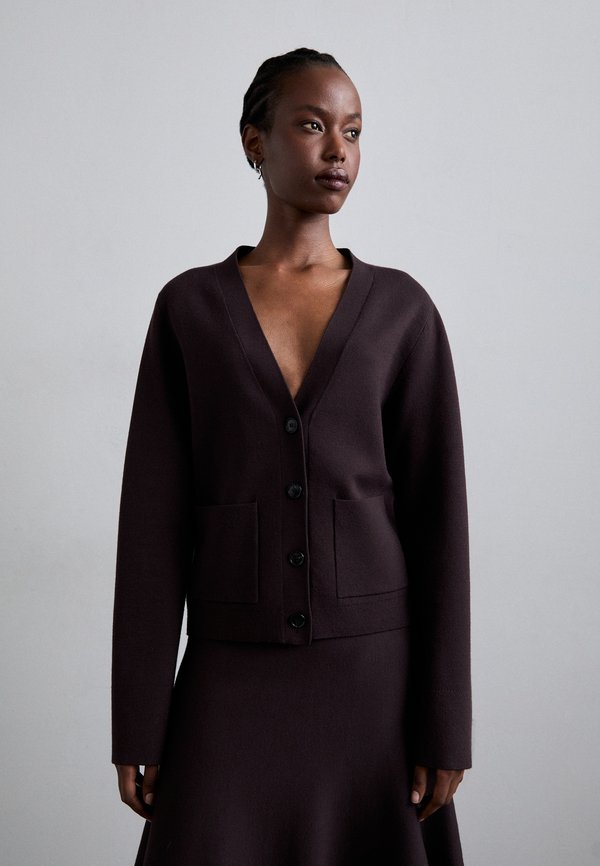 SHANNON - Cardigan - dark plum