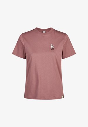 Iriedaily, IRIEDAILY T-SHIRT FLOODLE - T-Shirt print - plum