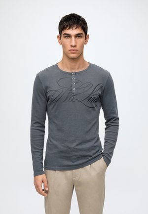 YOURTURN by Zalando, UNISEX REGULAR FIT - Блуза с дълги ръкави - dk. grey (washed)
