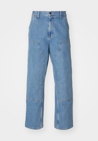 DOUBLE KNEE PANT - Relaxed fit jeans - blue stone bleached