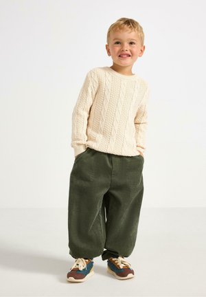 Lindex, LINDEX LOOSE FIT TROUSERS IN CORDUROY LINDEX - Stoffhose - khaki