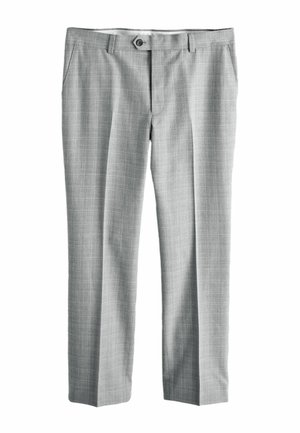 Next, REGULAR FIT - TEXTURED CHECK SMART TROUSERS . - Pantalon classique - light grey
