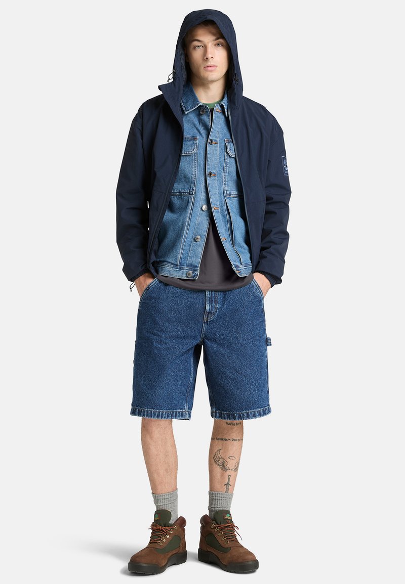Timberland QUICK-DRY SHORT-SLEEVE TEE - Jednoduché tričko - dark grey