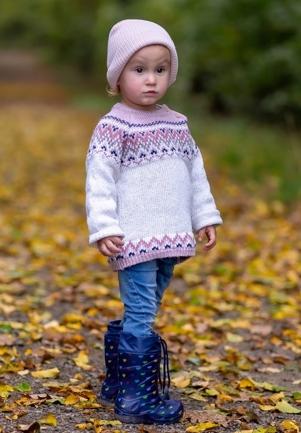 WARMFUTTER BLINKING HEARTS – Gummistiefel – dunkelblau