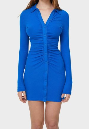 Robe fourreau - mottled blue