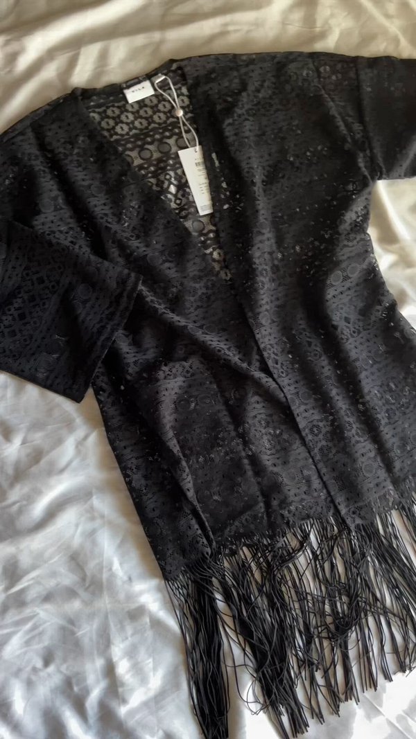 VINOLA FRINGLE KIMONO - Summer jacket4