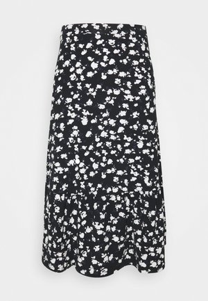 A-line skjørt - black/white