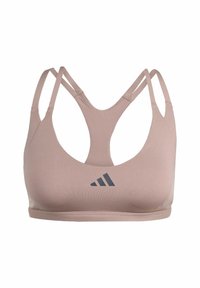 AEROIMPACT LUXE TRAINING - Sport-bh met light support - chalky brown