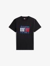 SLIM FLAG TEE - T-shirt print - black