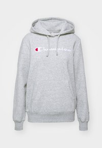 Champion ICONS CONTRAST LARGE LOGO - Felpa - grey melange
