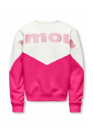 KOGRUNA-MENA LIFE O-NECK NOOS - Sweatshirt - cloud dancer