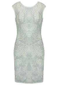 Lace & Beads Pouzdrové šaty - mint
