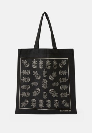 VANKKA VIHKIRUUSU PLACEMENT UNISEX - Bevásárlótáska - black/off white