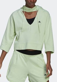 adidas Performance Felpa con cappuccio - green