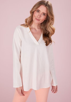 RISOLDEL - Long sleeved top - white