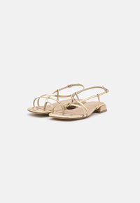Tamaris T-bar sandals - gold
