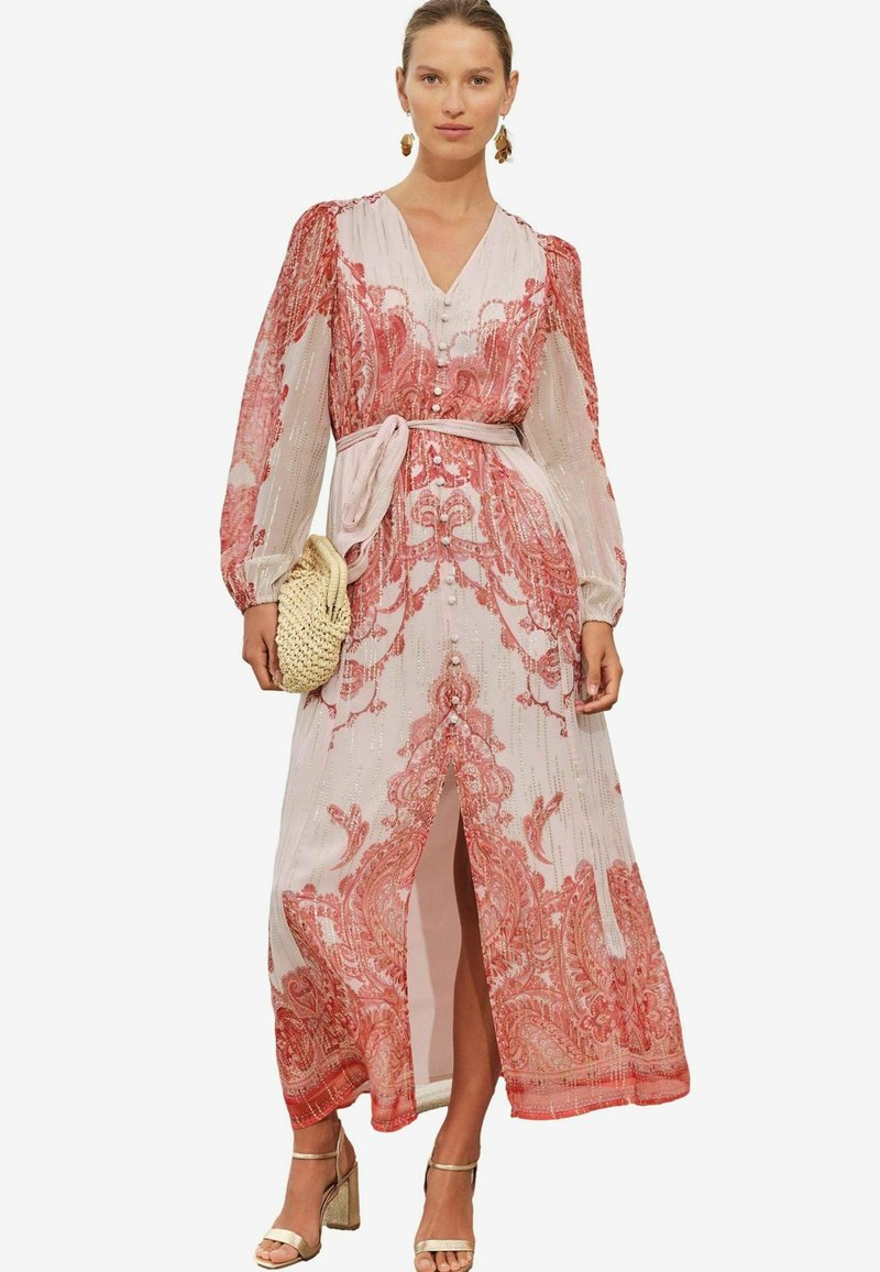 Love & Roses REGULAR FIT - PRINTED BELTED - Maksi garuma kleita - orange paisley