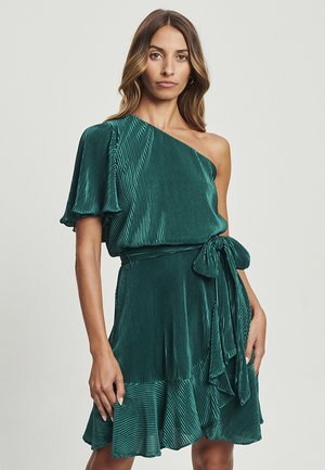 SOFFY MINI - Cocktail dress / Party dress - emerald plisse