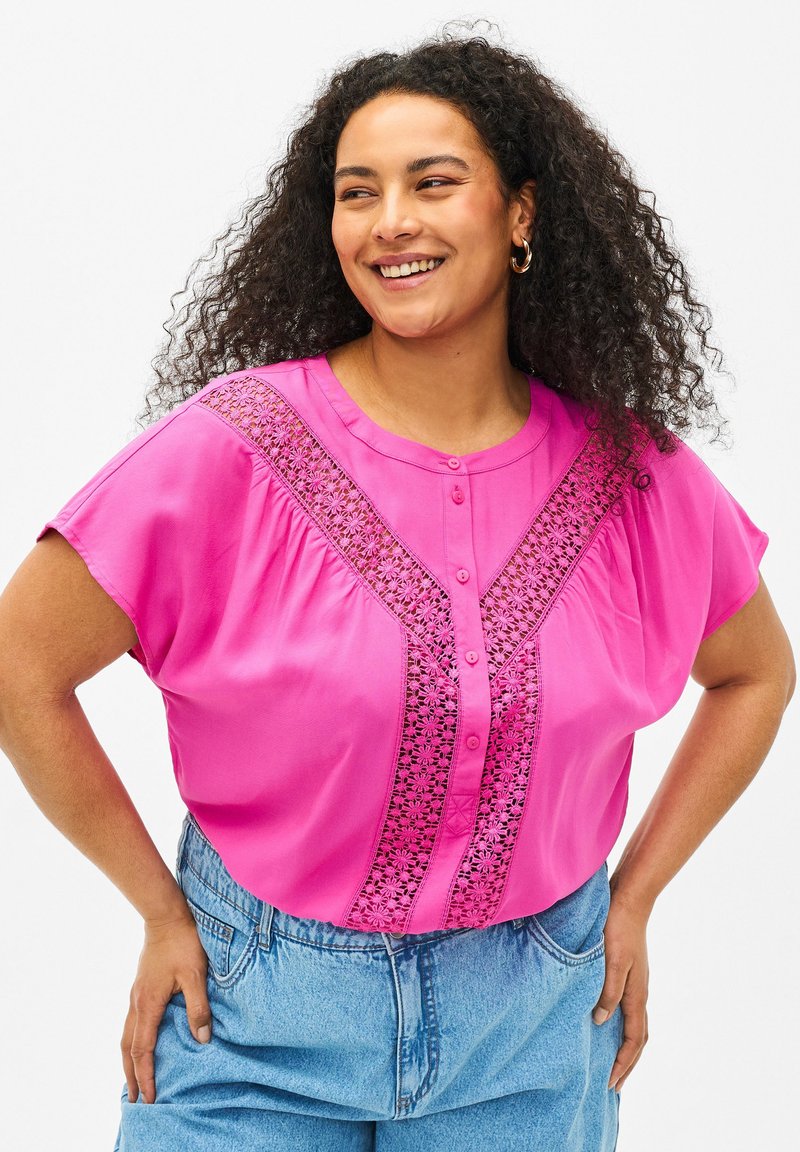 Zizzi Blúzka - raspberry rose