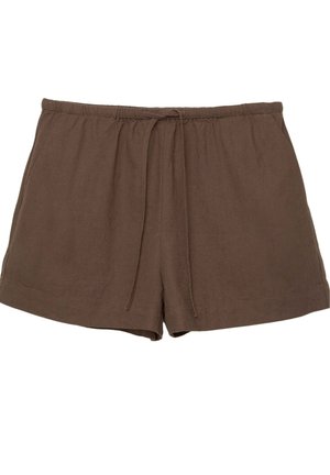 PULL&BEAR RUSTIC - Šortky - dark brown