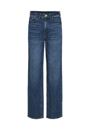 VILA JAF HW- NOOS - Straight leg -farkut - m blue denim