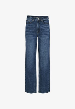 VILA JAF HW- NOOS - Džinsi ar taisnām starām - m blue denim