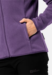 Jack Wolfskin MOONRISE FULL ZIP W - Giacca in pile - ultraviolet