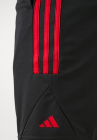 adidas Performance 3 STRIPES SHORT - Sporta šorti - black/better scarlet