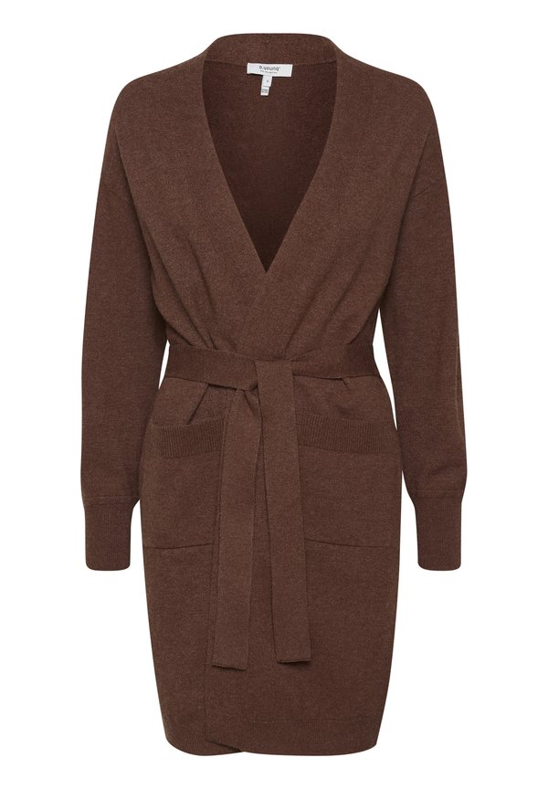 BYNONINA - Cardigan - brunette melange4