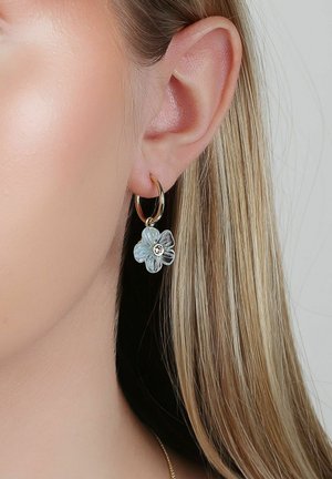 SNÖ of Sweden, FLORETTE PENDANT EAR - Ohrringe - g light blue