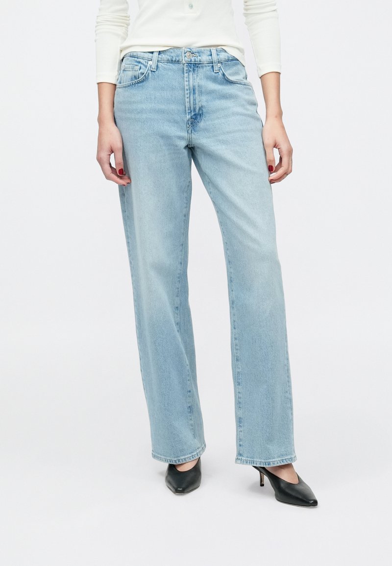 7 for all mankind STOVEPIPE STRAIGHT MANKIND - Džínsy s rovným strihom - seabreeze