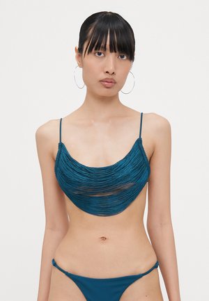 Jaded London FRINGED  - Top de bikini - teal