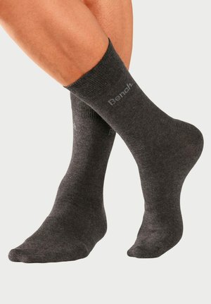 Bench 4 PACK - Socks -  anthrazit meliert grau meliert