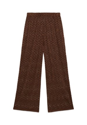 Terranova, PANTALONI WIDE LEG - Pantaloni - cacao