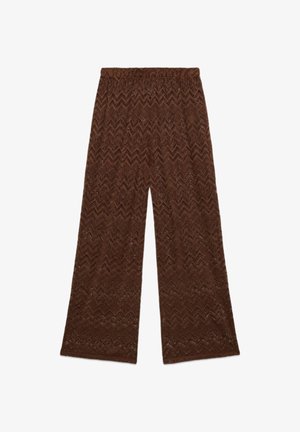 Terranova, PANTALONI WIDE LEG - Pantaloni - cacao