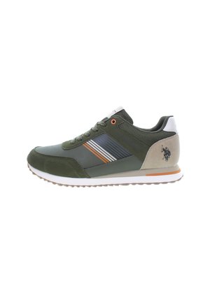 Sneakers - green white blue orange