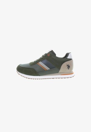 U.S. Polo Assn., Sneakers - green white blue orange